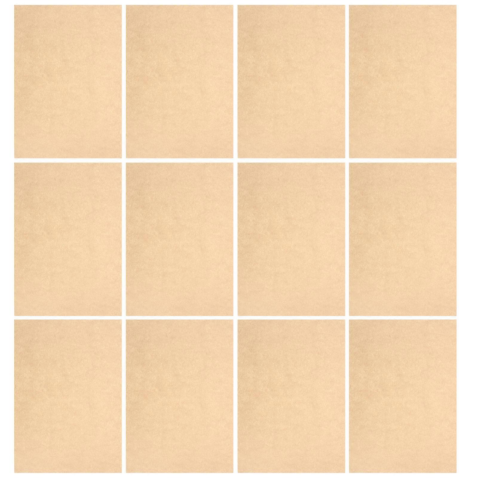 50Pcs A4 Paper Sheets Parchment Retro Paper for Certificate and Diploma 90g (Light Brown)