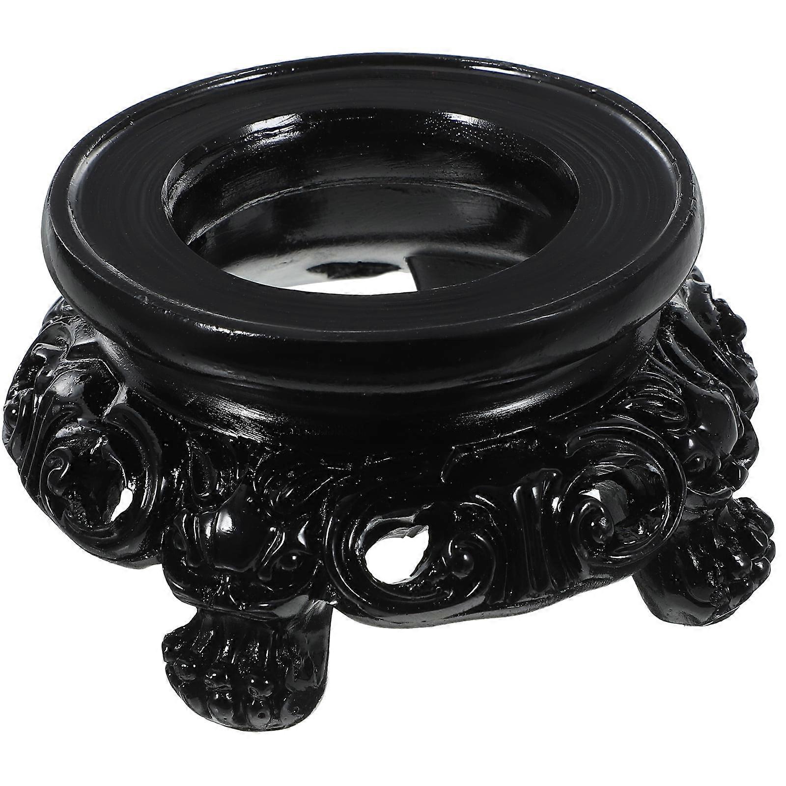 2 Count Crystal Ball Base Home Decor Sphere Display Stand Crystal Ball Holder Resin Crystal Sphere Stand