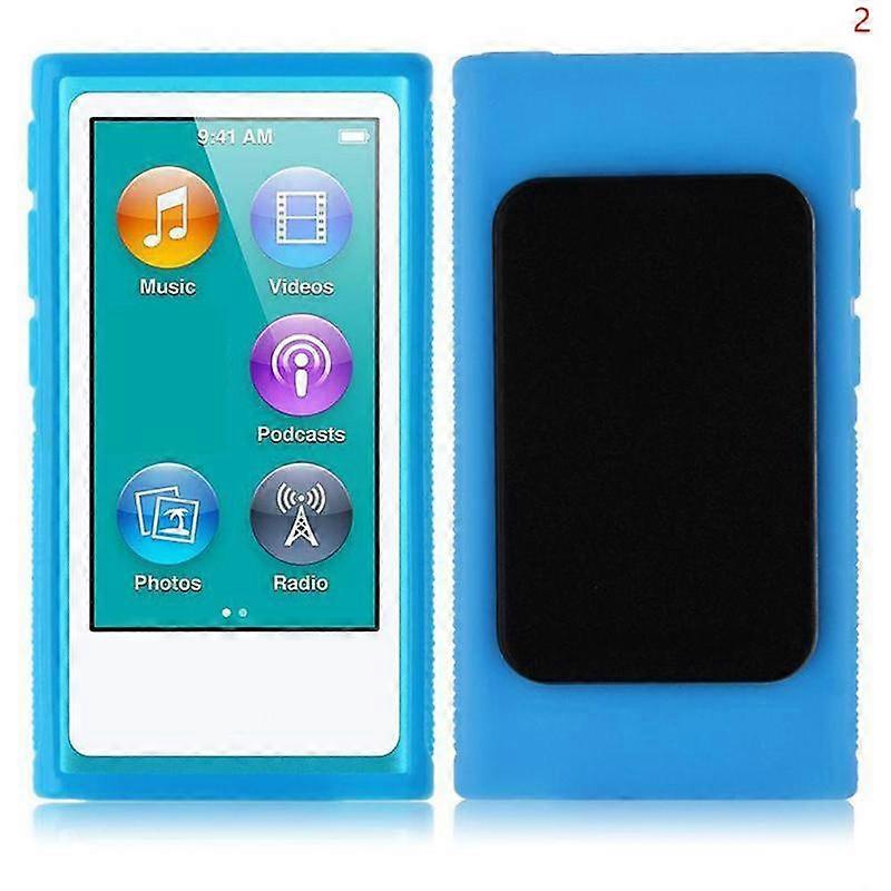 For iPod Nano 7 Case Shockproof Soft TPU Cover with Clip Easy Install No Tools Needed Durable Protection