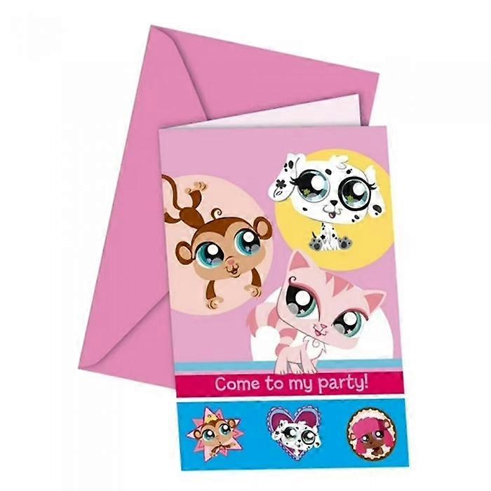 Littlest Pet Shop Invitations (Pack of 6)
