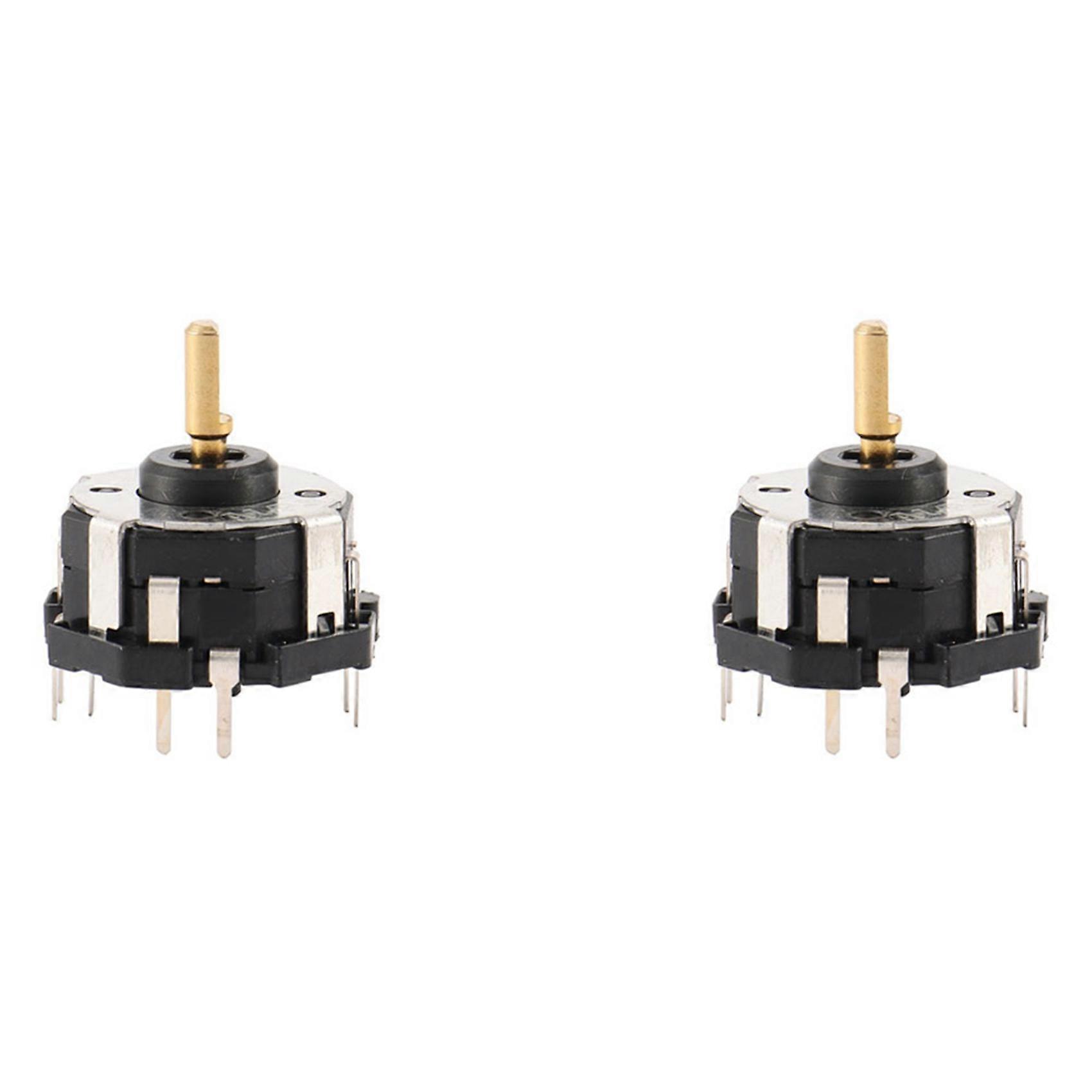 2X RKJXT1F42001 4-Way Switch Car Navigation Encoder Key Rocker Switch with Push Switch Encoder