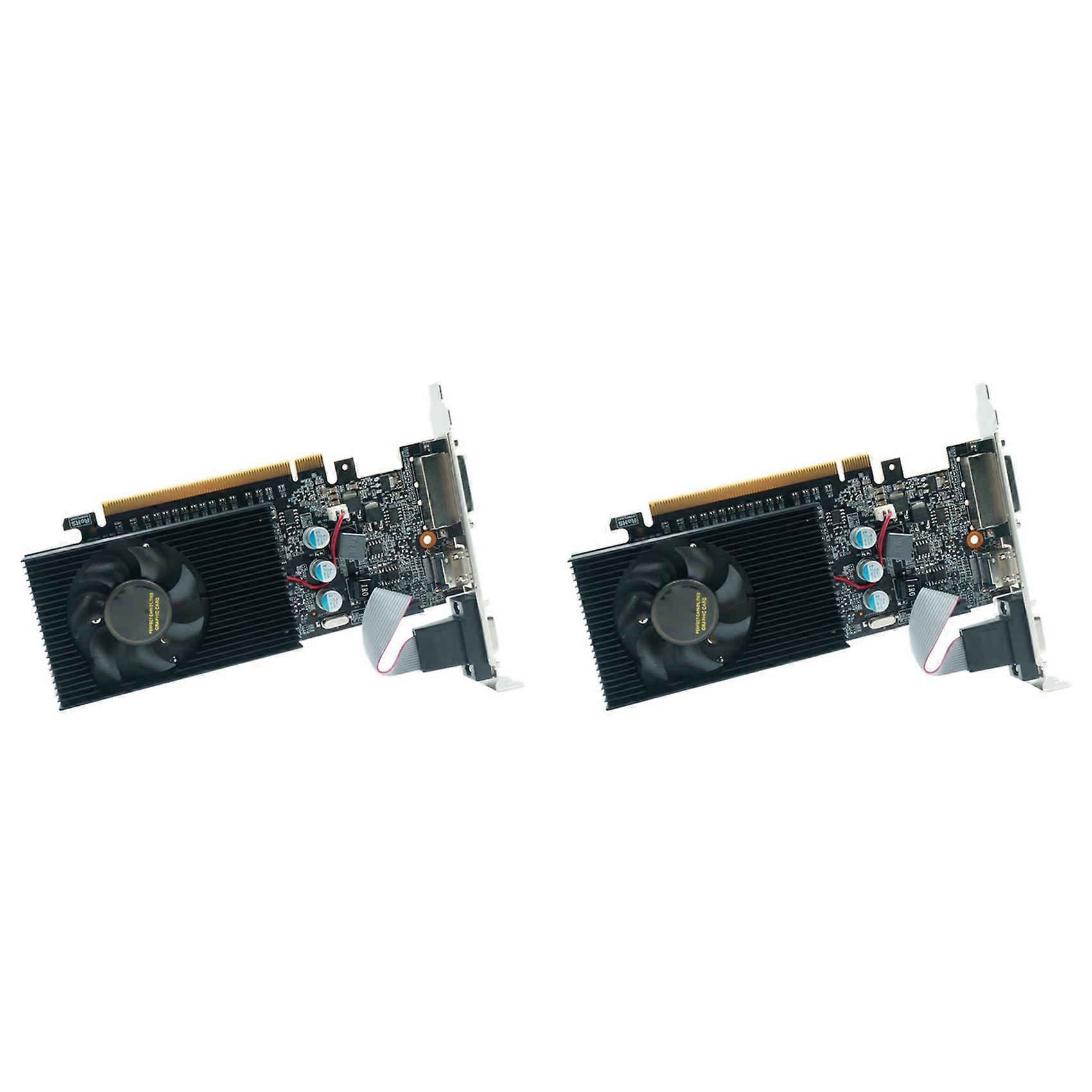2X GT730 2GB Graphics Card GT730 DDR3 64Bit DDR3 Graphics Cards GT 730 DDR3 Video Card HDMI-Compatible