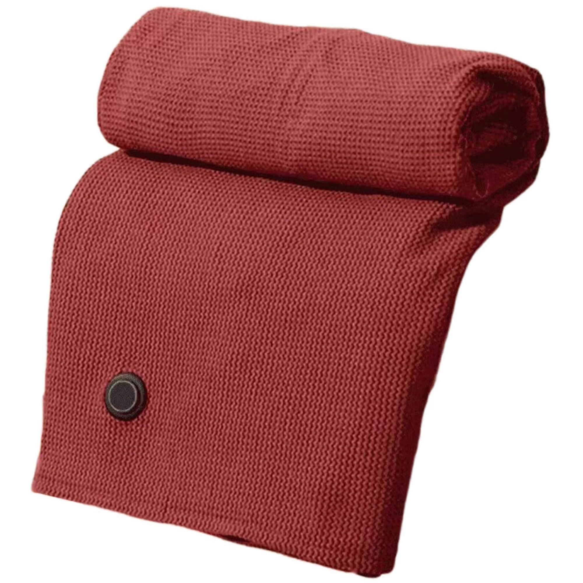 Heated Shawl for Women, 15s Fast Heating Electric Blanket Wrap with Adjustable Heat and Zipper, Red