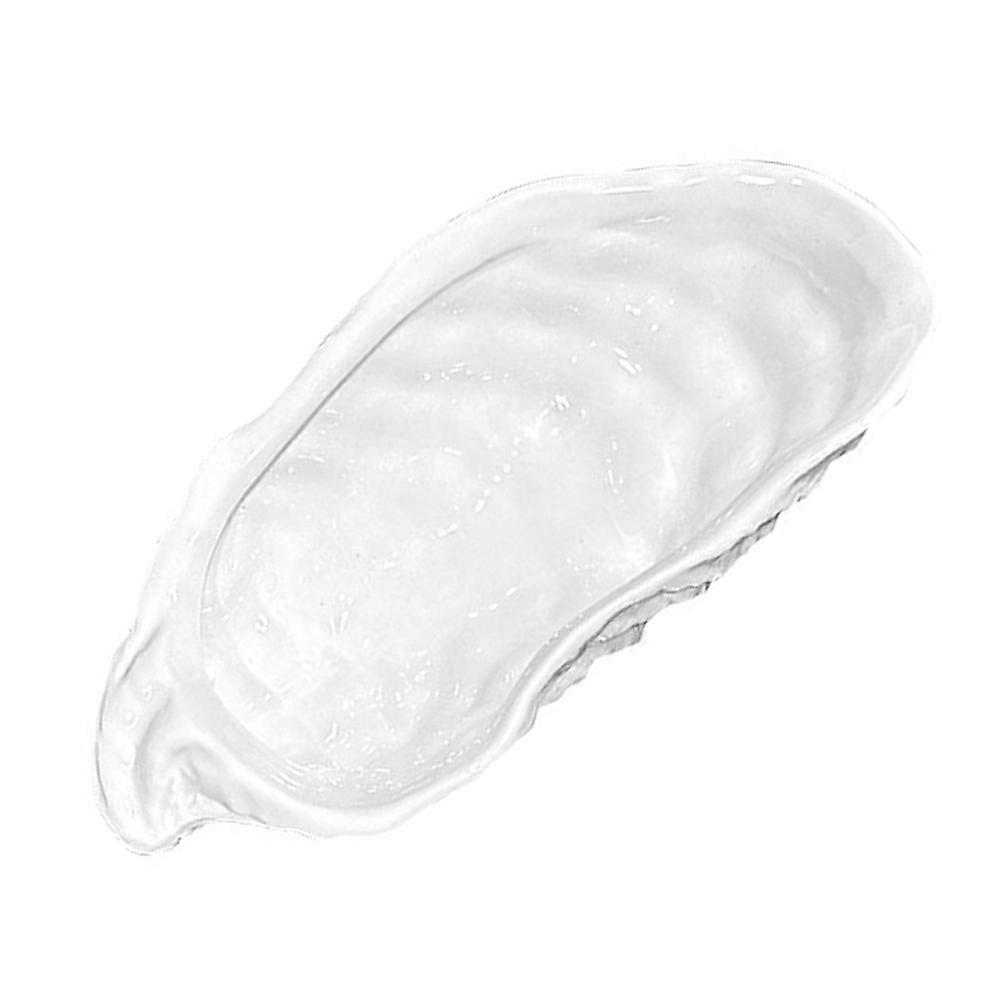 Elegant Design Ceramic Serving Platter Dish For Entertaining Guests In White Color 1Pack