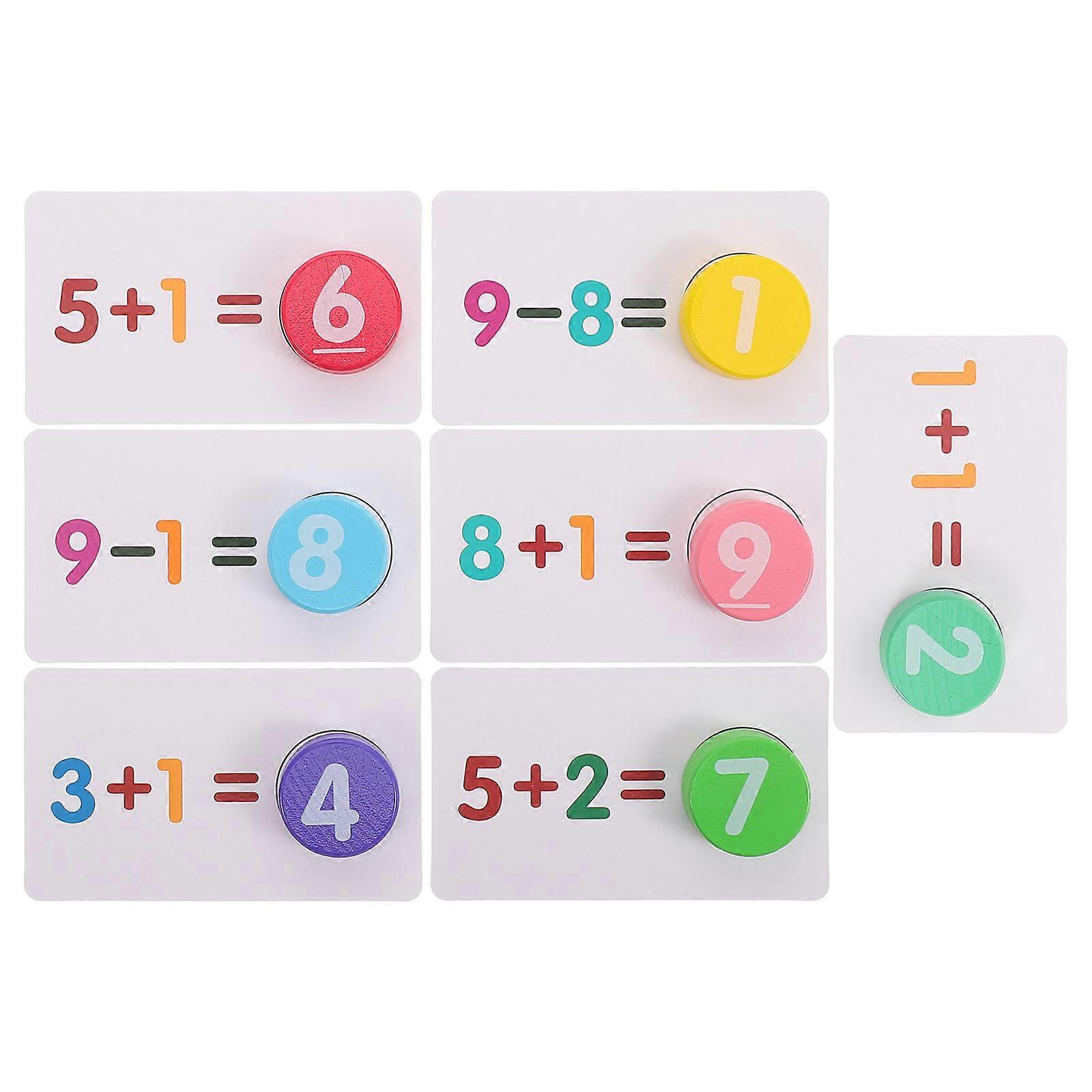 Digital Arithmetic Cards Math Learning Tools for Kids 1Set Interactive Flash Cards