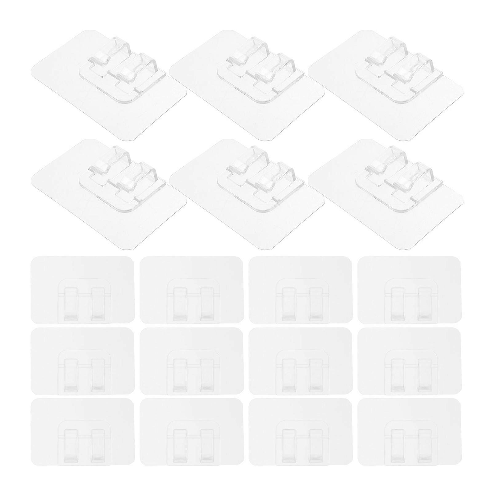 Transparent Christmas String Light Clips for Outdoor Light Hanging 100Pcs