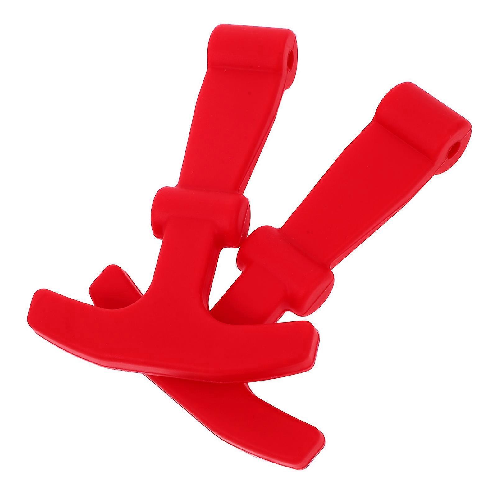 Cooler Latches Silicone T-Handle for Secure Seal 2Pcs Red Color