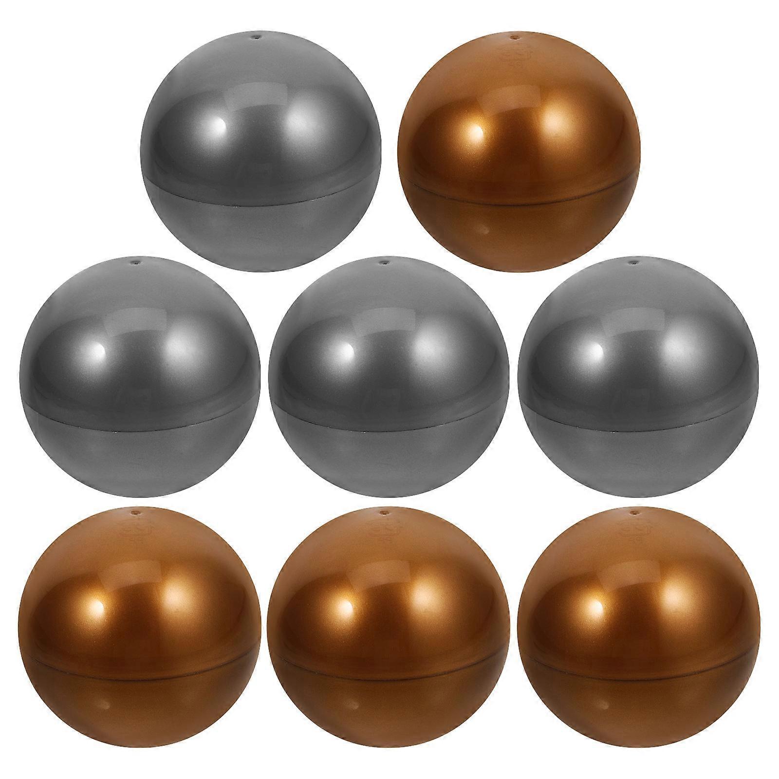 Round Capsules Twisted Ball for Vending Machine 8Pcs Hollow Balls