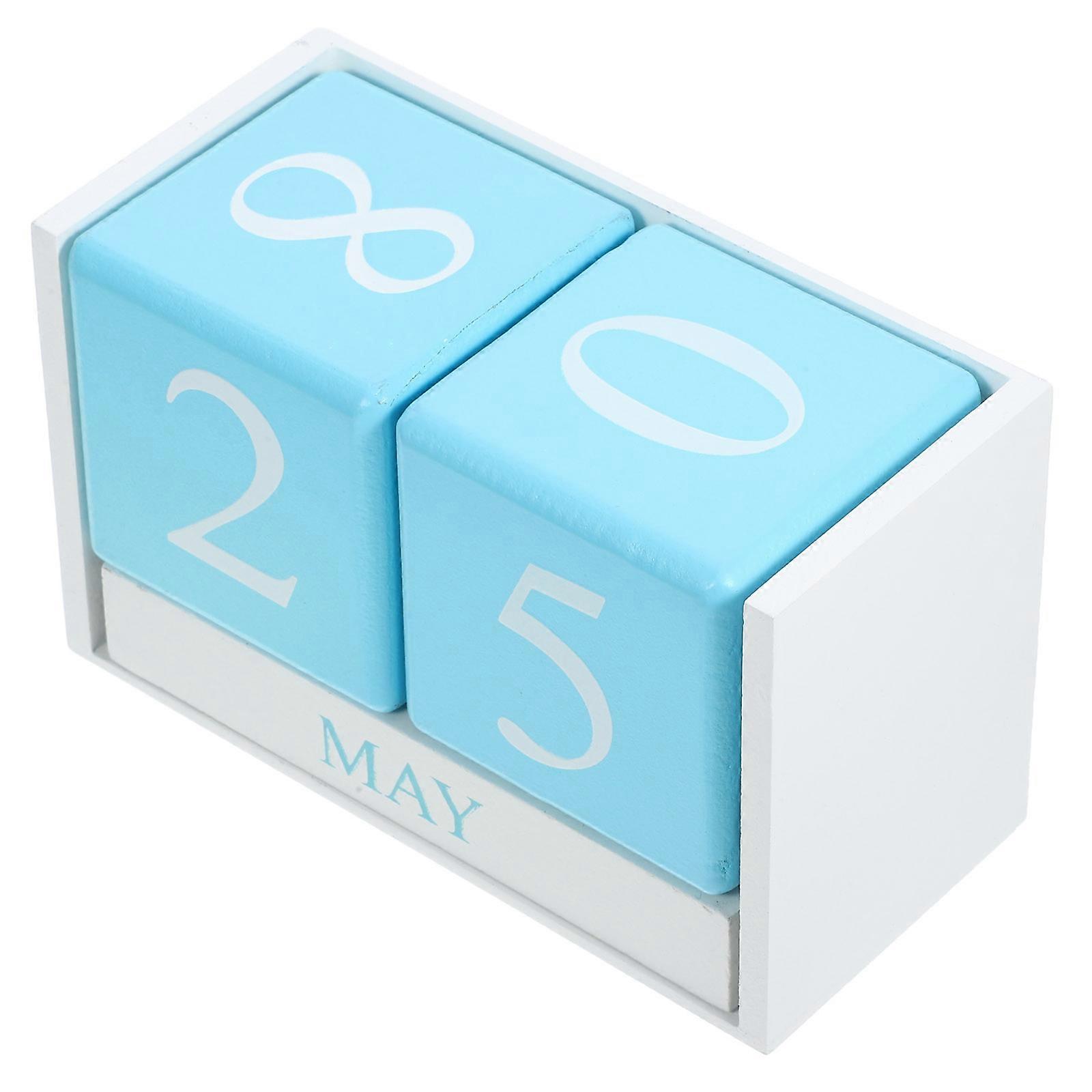 Office Block Calendar for Daily Use 2Pcs Assorted Color Table Calendar