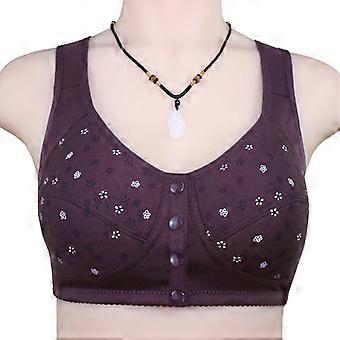 Push-up-BH mit Frontverschluss, Damenunterwäsche, bügelloser BH aus Vollbaumwolle, Bralette