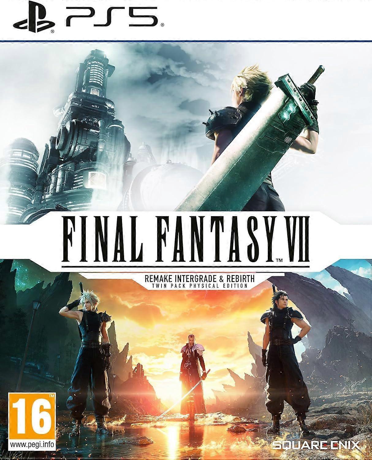 Final Fantasy VII Remake Intergrade & Rebirth PS5 Game (Twin Pack)