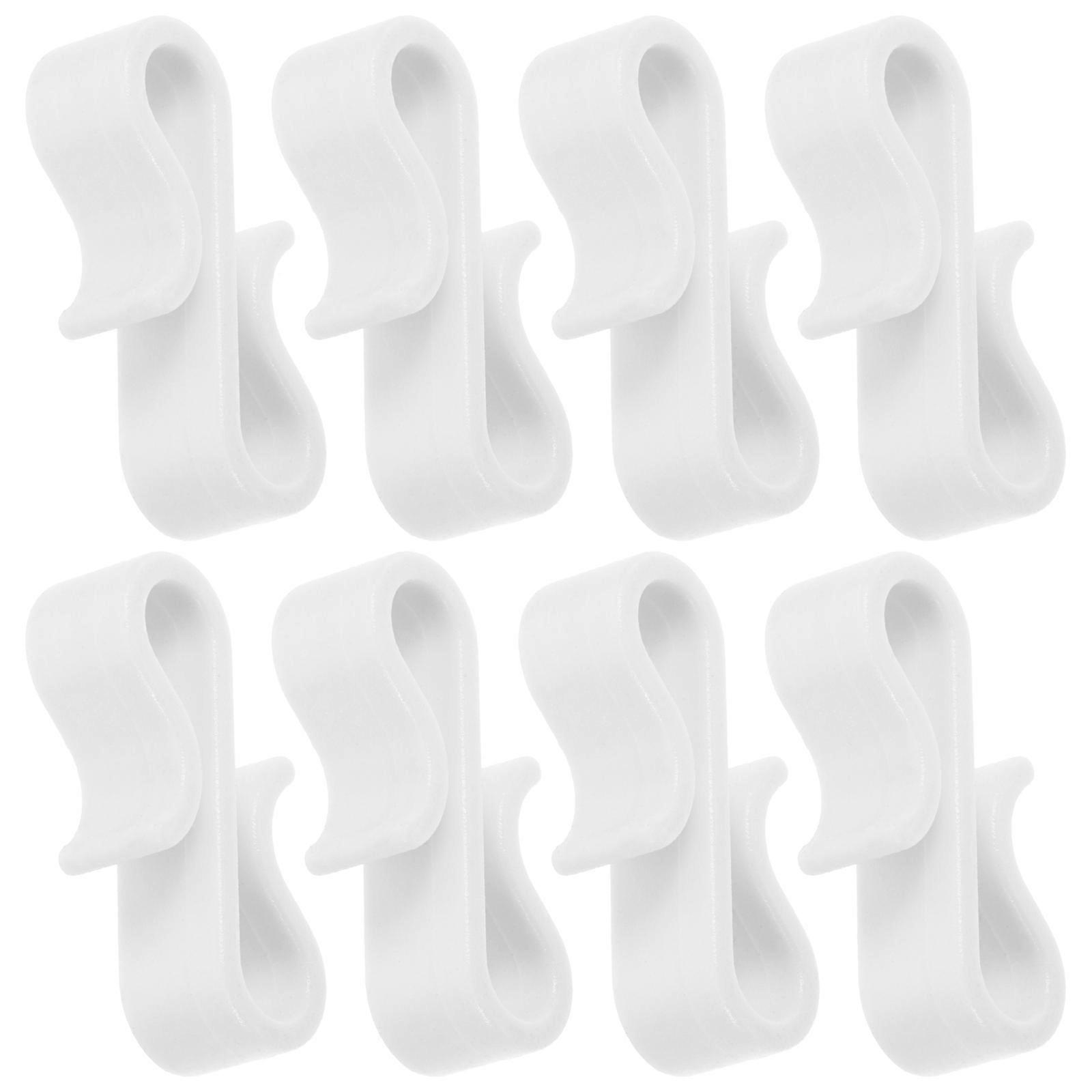 Weatherproof Gutter Clips S Shaped Hooks for Hanging 50Pcs Christmas Lights