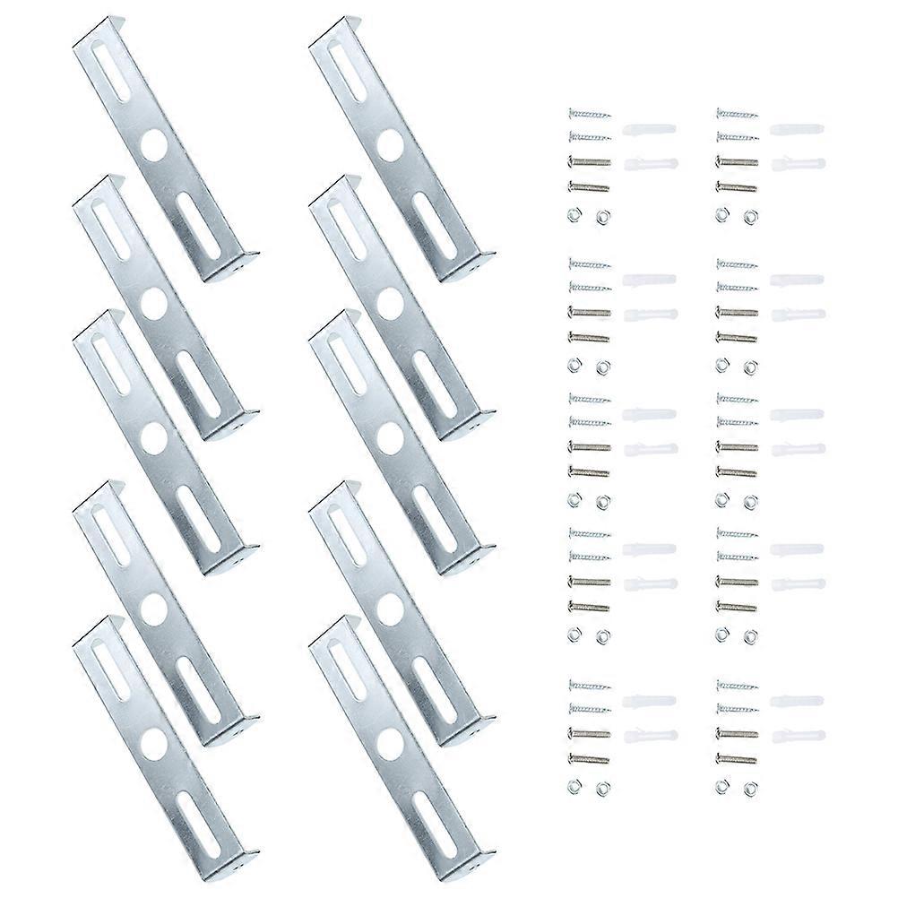 Light Fixture Mounting Bracket for Ceiling Light 15Pcs Silver Metal Durable