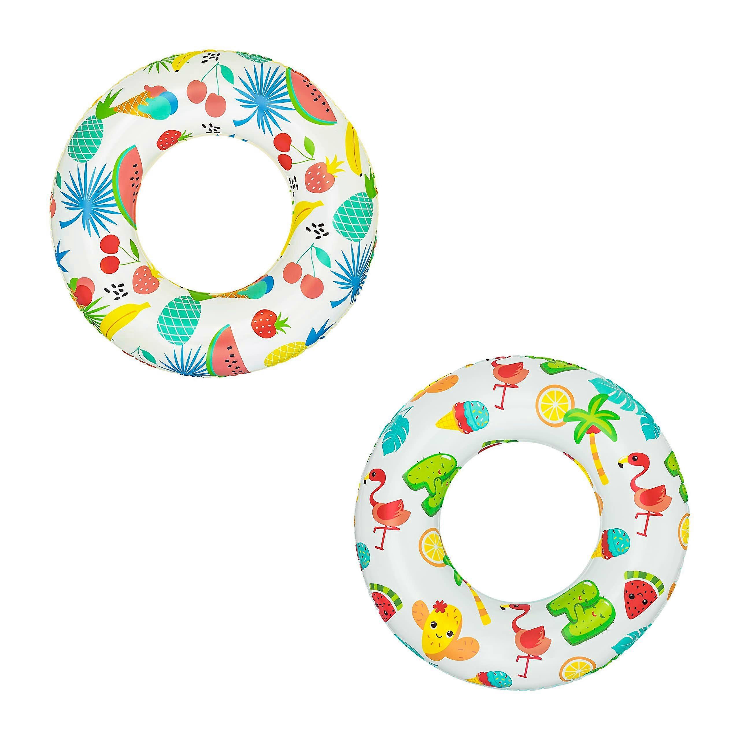 Swimming Ring Fruit World Diameter 61 cm Assorted