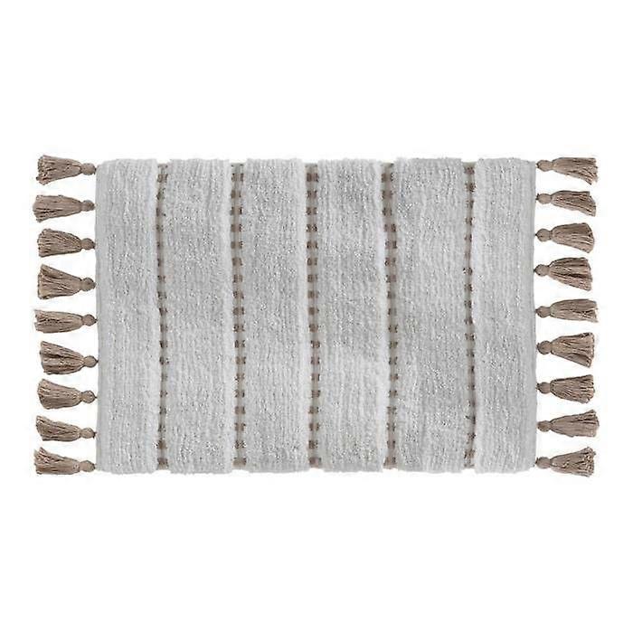 5five - 50x75cm Tapis blanc taupe