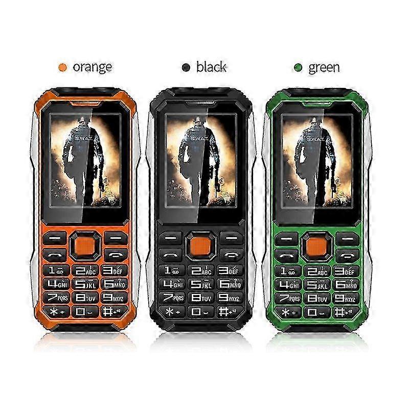 A6 2,4 pouces Triple Proofing 4G Elder Phone