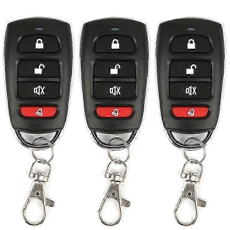 1-3pcs 433MHZ Remote Control Garage Gate Door Opener Remote Control Duplicator Clone Learning Rolling Code