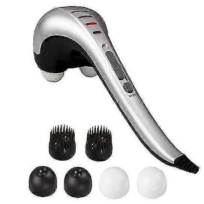 back neck massager handheld electric deep tissue double head