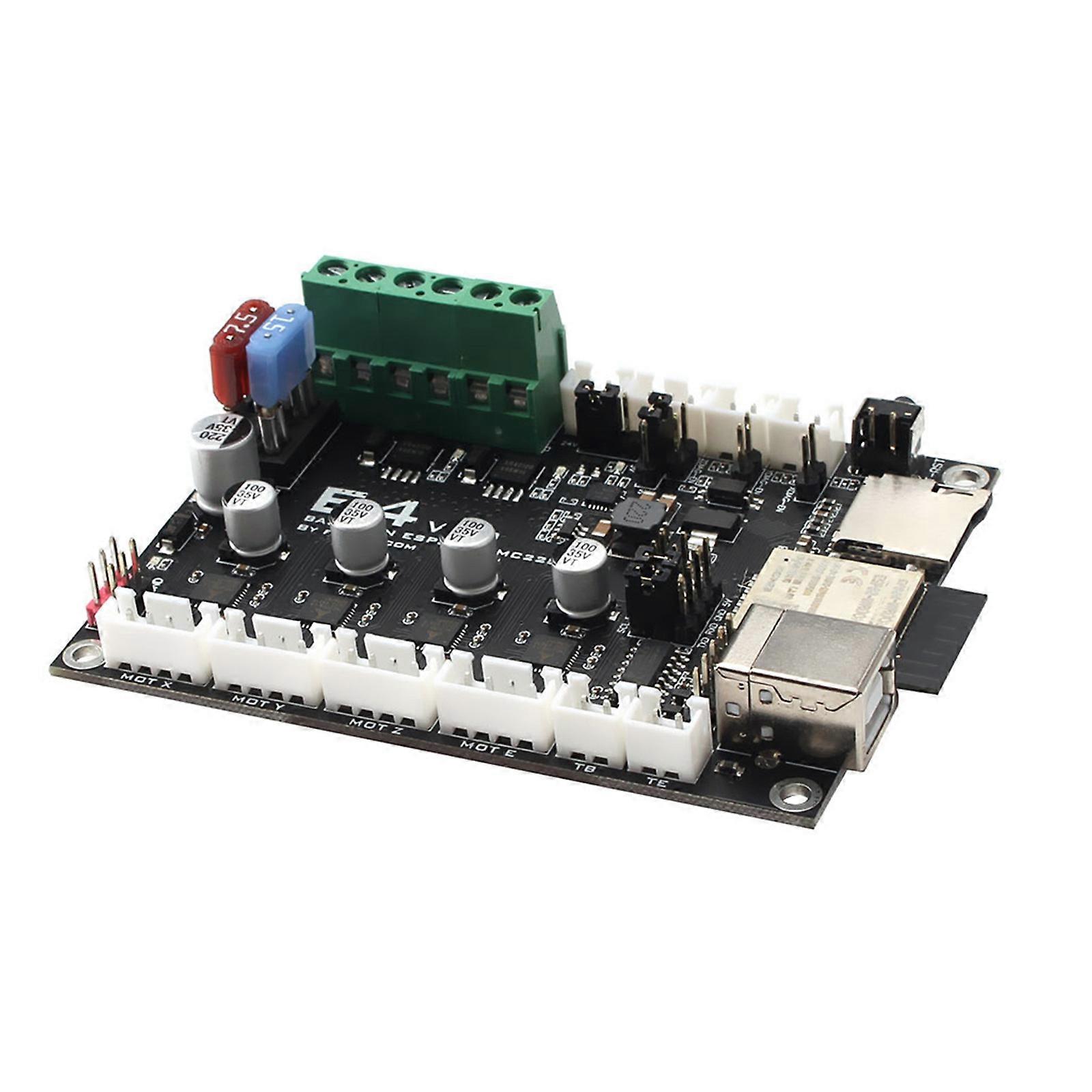 E4 ESP32 Minimal 3D Printers Control Board ESP32 Microcontroller WiFi Wirelessly 240MHz with 4PCS TMC2209 Multicolor