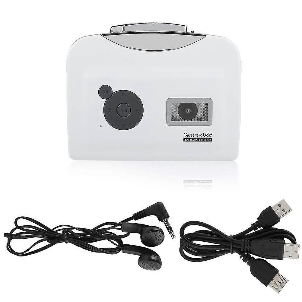 Cassette to MP3 Converter USB Cassette Player with Direct USB MP3 Conversion and Playback