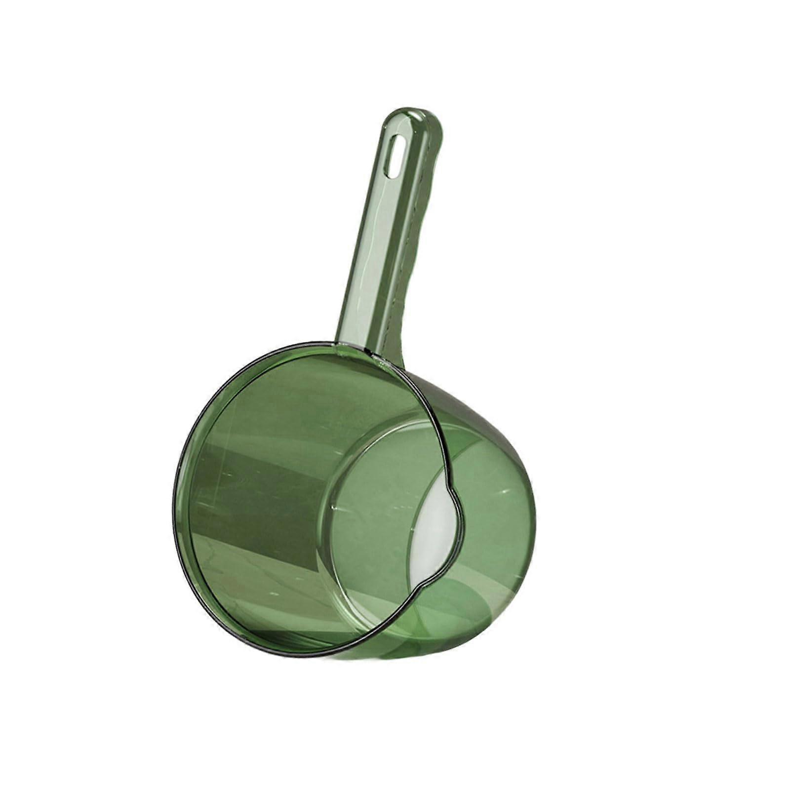 Large Green Kitchen Water Ladle Long Handle Oversize Capacity PP Soup Serving Dipper