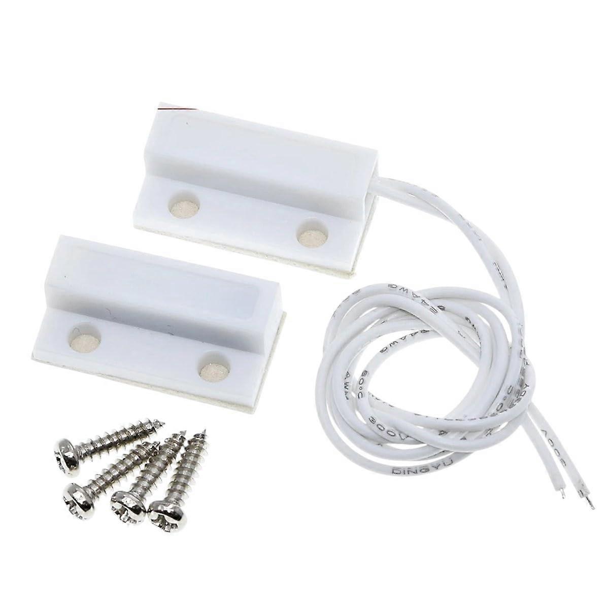 MC38 Wired Door Window Sensor 30mm Wire Length Magnetic Switch for Home Security Alarm