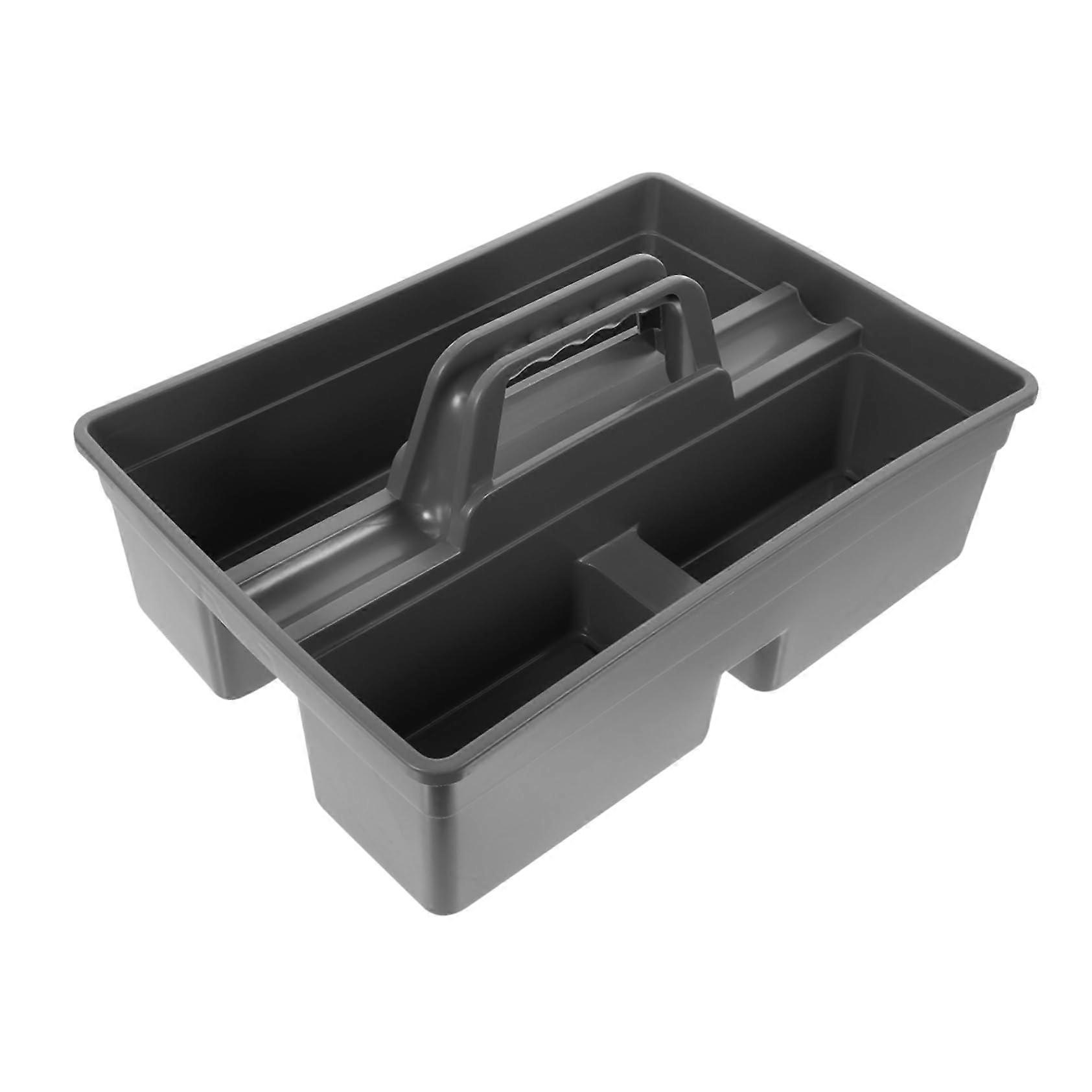 Cleaning Caddy with Ergonomic Central Handle, Open Access Design and Polypropylene Storage