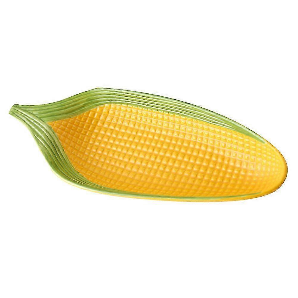 Elegant Ceramic Corn Cob Holders for Dessert Serving