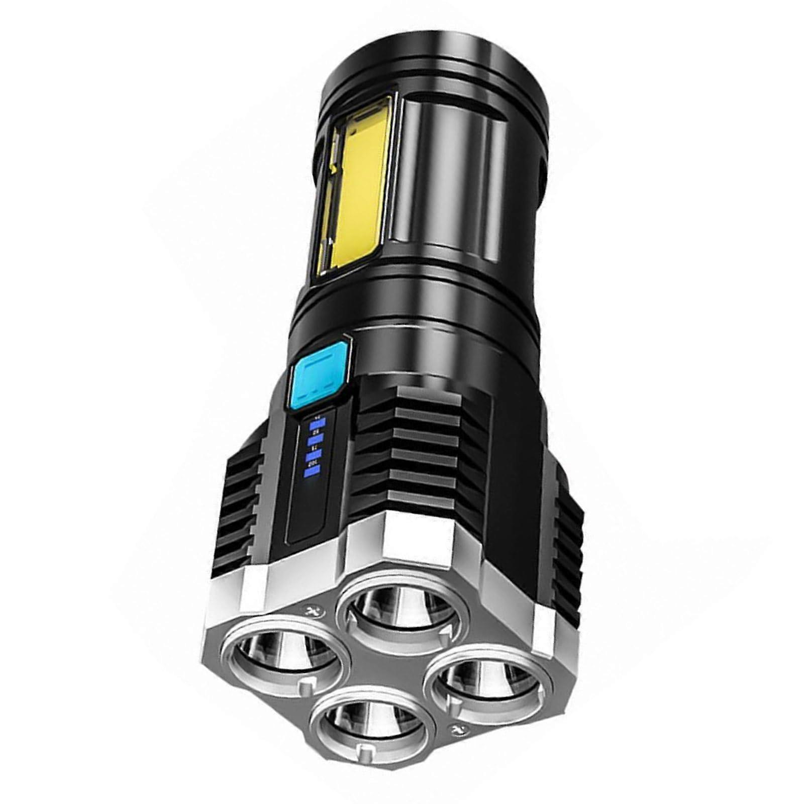 LED Flashlight Rechargeable  Lumen with 4 Modes for Camping Hiking and Outdoor Use