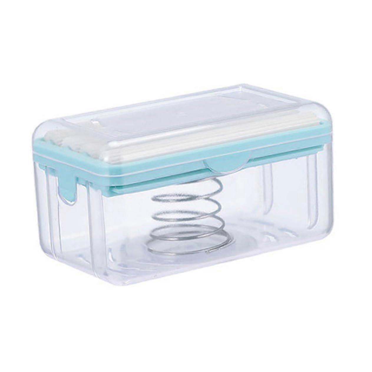 Foaming Soap Dish with Quick Foam Generation for Kitchen or Bathroom, TravelFriendly Blue Holder