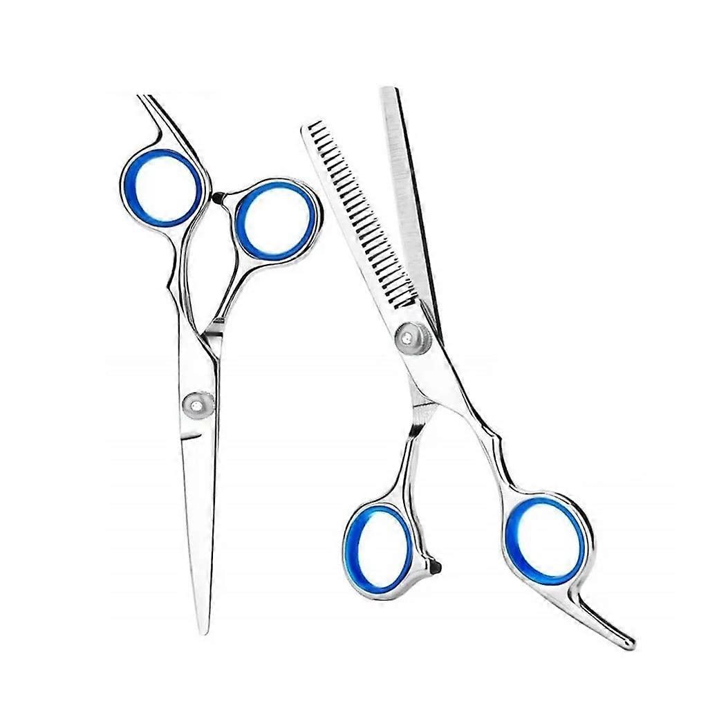 Hair Cutting Scissors 6 Inch Professional Barber Shears with Sharp Convex Blade and Thinning Function