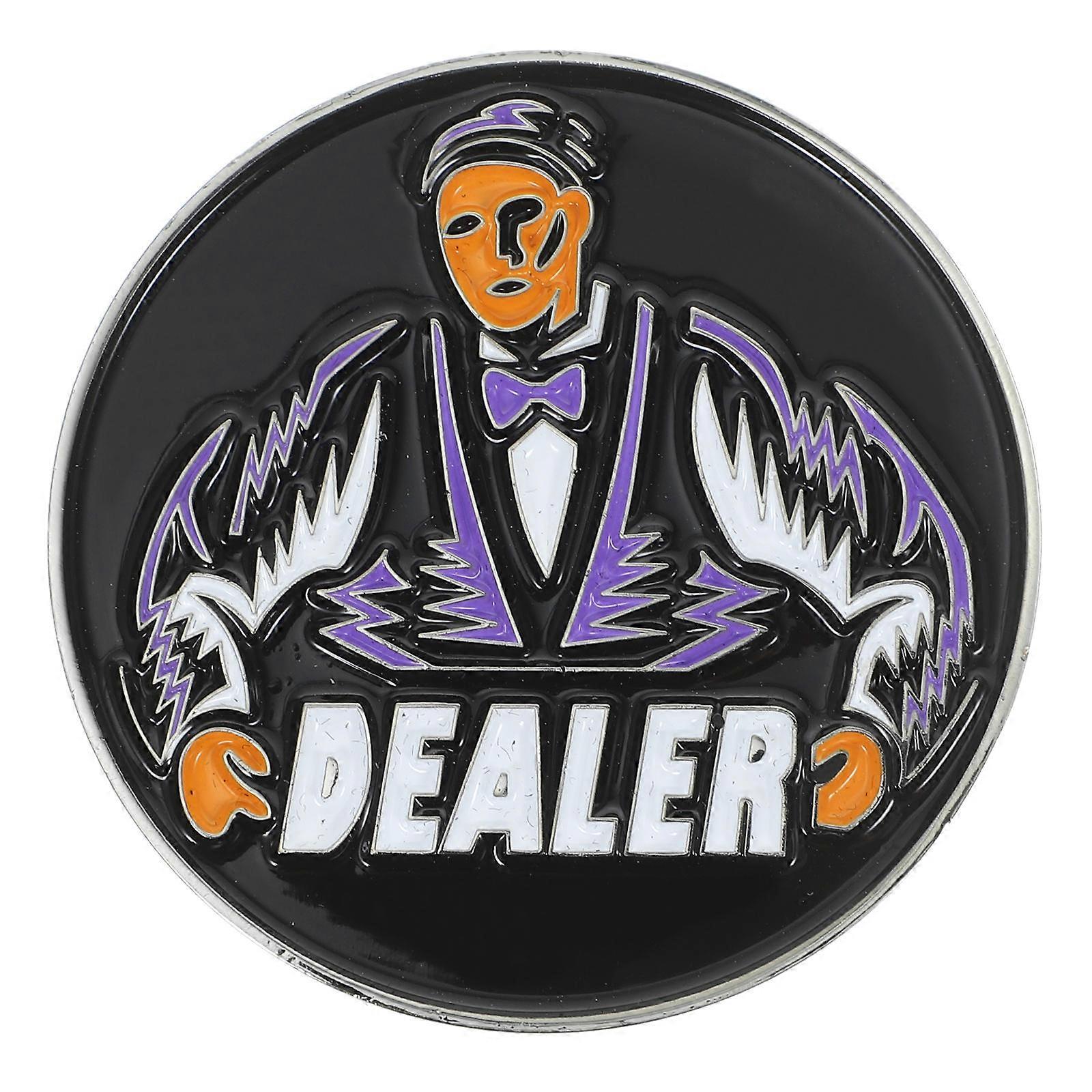 Metal Poker Dealer Button for Poker Accessory