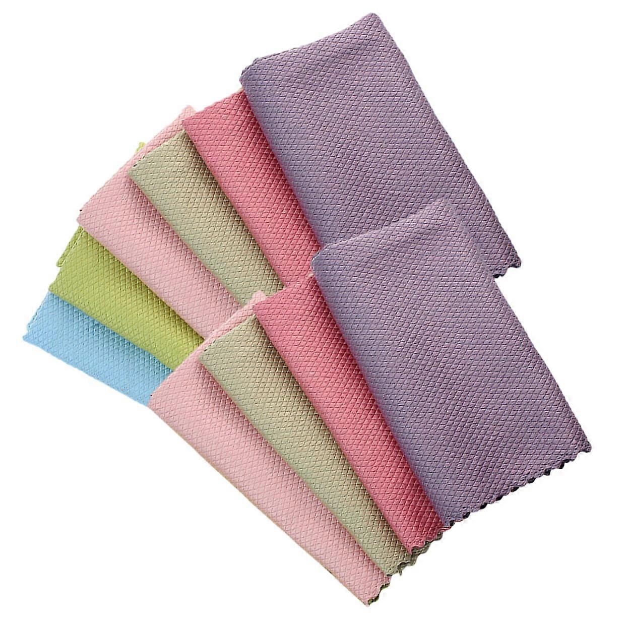 Extra Thick Microfiber Dish Towels 10 Pack Lint Kitchen Cleaning Cloths Scratch and Absorbent