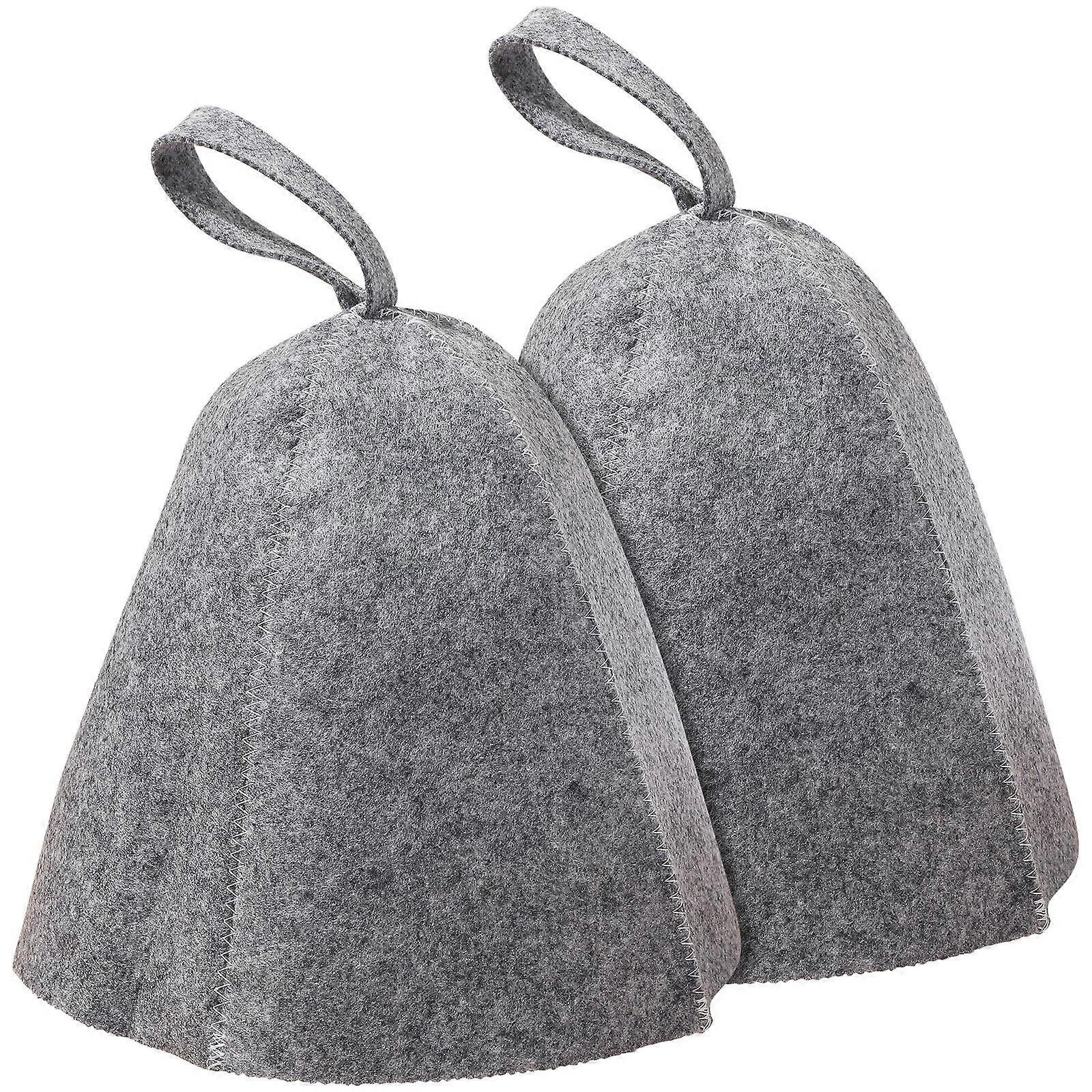 Thickened Felt Sauna Hat for Indoor Use 20Pcs Bathing Cap