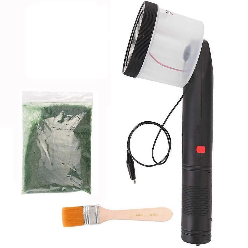 Static Grass Electrostatic Flocking Machine DIY Layout Scene Props Flock Static for Micro Landscape