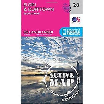 Elgin, Dufftown, Buckie & Keith (OS Landranger Karte)