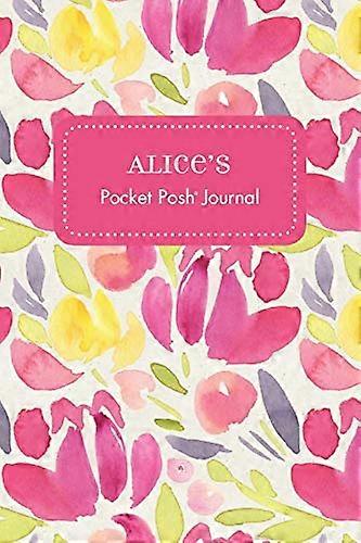 Journal chic de poche d'Alice, tulipe