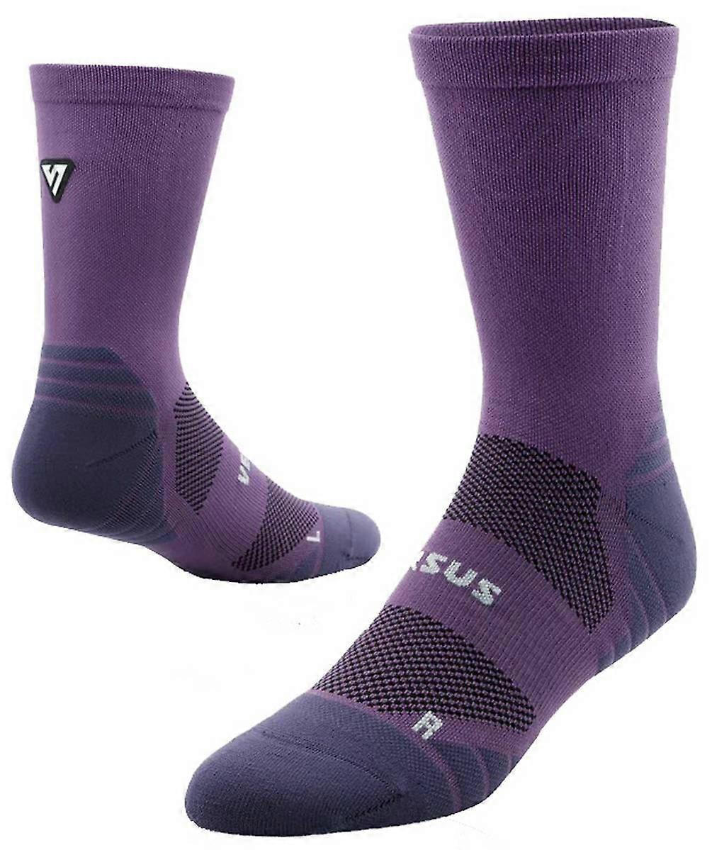 Versus Classic Active Crew Tab Socks - Plum Purple