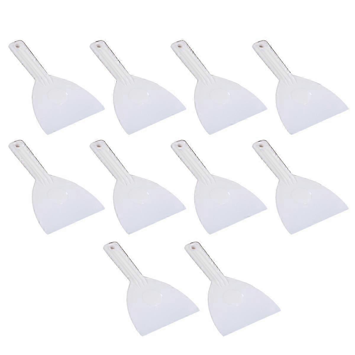 Cake Knife Plastic Scraper Butter Dough Cutter DIY Baking Kitchen Tool Soft Scraper Chocolate Shovel Triangle