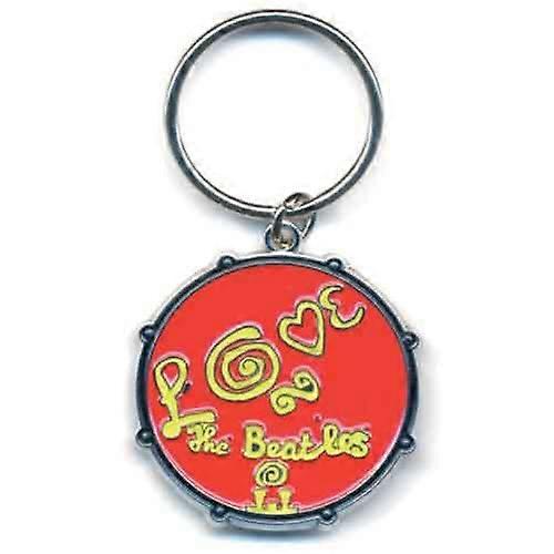 The Beatles Keyring Love Drum Keychain