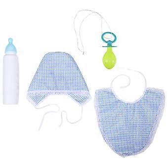 1 setti hauska Jumbo Baby Costume Accessory aikuisille Cosplay-rekvisiitta ylisuurella ruokalappuhatulla ja tutilla Halloween-joulujuhliin ja karnevaaliin Dre