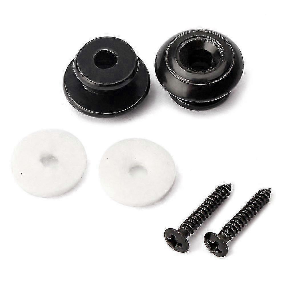 2Pcs Metal Guitar Strap Locks Replacement for Electric Acoustic Guitar Bass