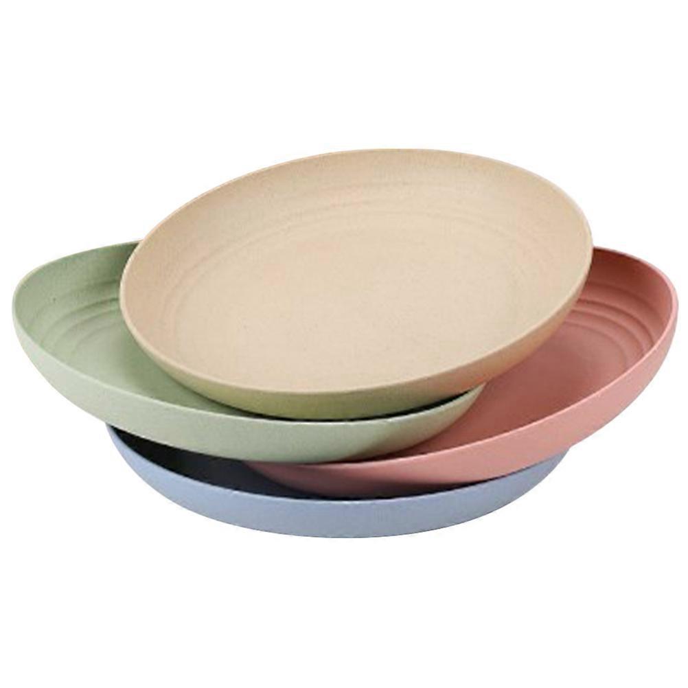 Fruit Plate Household Food Serving Plate for Daily Use 4Pcs Multi-Function Serving