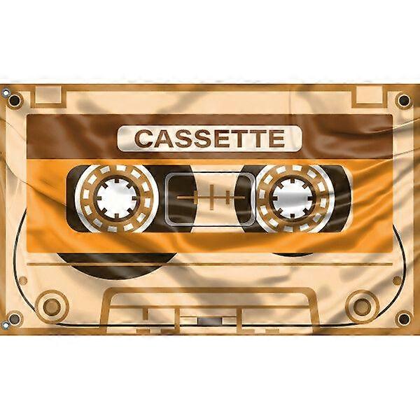 Old School Cassette Flag A0273