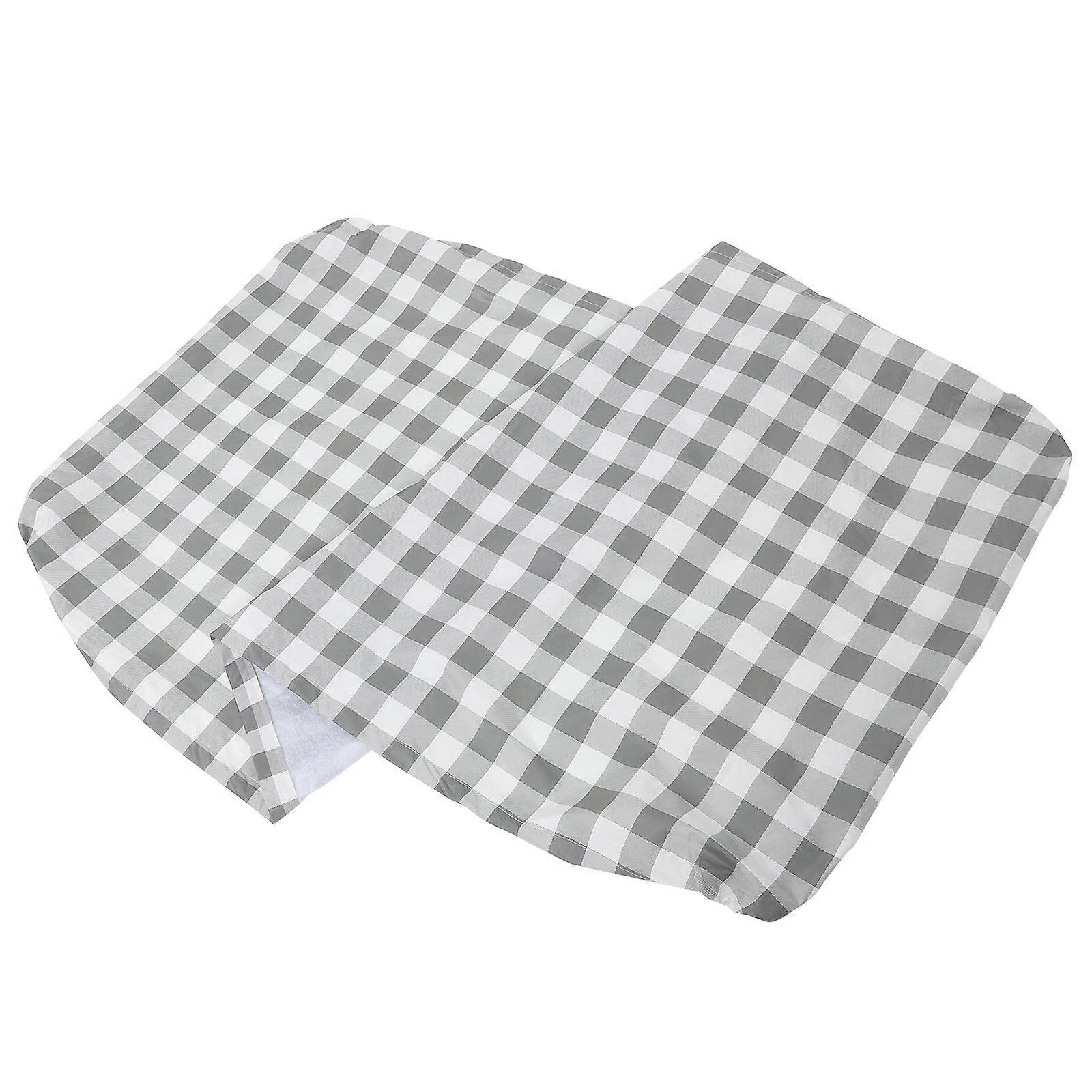 Elasticized Table Cover PVC Flannel Table Cover for Camping Use