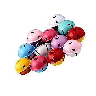 Pet Bell Charms Iron Craft Bells for DIY Use 20Pcs Assorted Color Festival Decor
