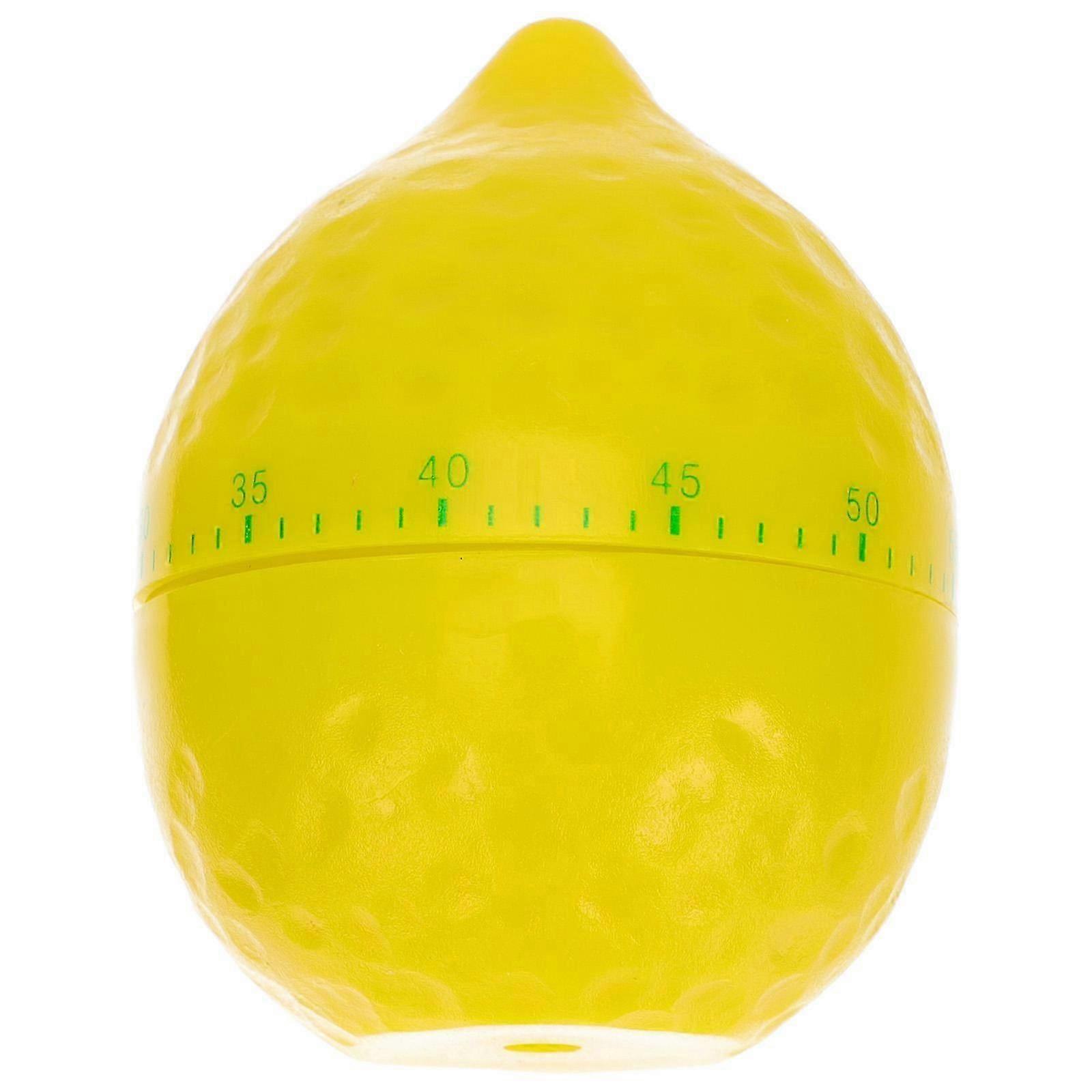 Kitchen Timer Lemon Shape Plastic for Cooking Time Reminding 1Pcs