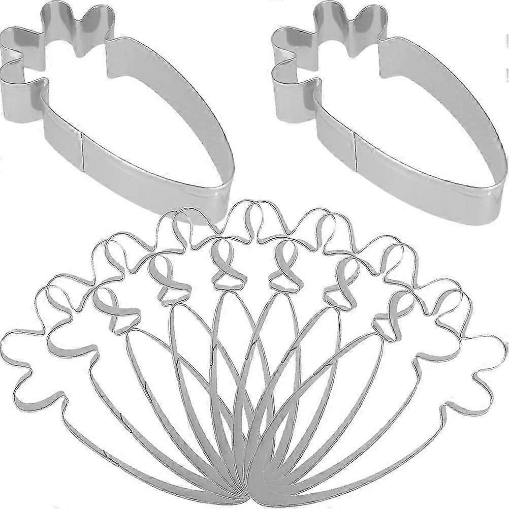Silver Cookie Cutters Easter Cookie Cutters for DIY 10Pcs