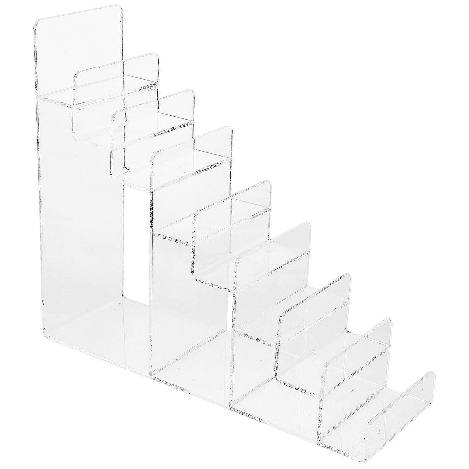 Wallet Display Stand Acrylic Multi-Tier Display Stand for Storage
