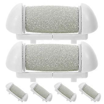 6szt Elektryczna szlifierka do stóp Wymienne głowice Zrogowaciały środek do usuwania stóp Zestaw narzędzi do pedicure Foot Dead Dry Skin Remover Łatwe do czyszczenia i wymiany
